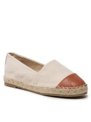 Jenny Fairy Espadryle WS990-166 Beżowy. Brązowe espadryle Jenny Fairy, bez wzorów, z materiału, bez obcasa, bez zapięcia. Za 89.99 zł.