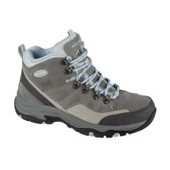Buty trekkingowe damskie Skechers Rocky Mountain. Szare trekkingi Skechers, z materiału, trekkingowe. Za 389.00 zł.