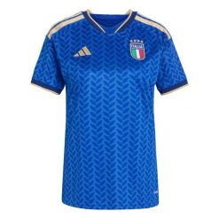 Koszulka Italy 26 Home. Niebieskie bluzki Adidas, bez wzorów, sportowe, bez kołnierzyka, bez ramiączek. Za 439.00 zł.