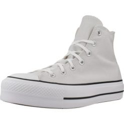 Tenisówki Converse Model Chuck Taylor All Star Lift Hi Kolor Szary. Szare trampki Converse, bez wzorów, z tkaniny, bez zapięcia. Za 293.99 zł.