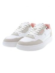 U.S. Polo Assn. Sneakersy "Kosmo" w kolorze biało-beżowym rozmiar: 39. Białe trampki U.S. Polo Assn., bez wzorów, bez zapięcia. Za 218.57 zł.