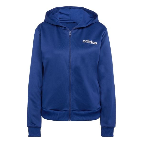 Bluza z kapturem dla kobiet adidas Essentials Linear. Niebieskie bluzy Adidas, s, bez wzorów, z dresówki, z kapturem. Za 334.60 zł.