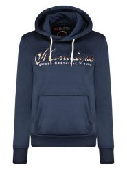 Maison Montaigne Bluza "Folimai" w kolorze granatowym rozmiar: XXL. Niebieskie bluzy Maison Montaigne, xxl, bez wzorów, z kapturem. Za 86.99 zł.