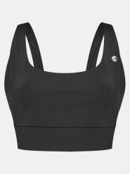 Deha Biustonosz sportowy D02000 Czarny. Czarne koszulki sportowe Deha, bez wzorów, z syntetyku, bez ramiączek, na jogę i pilates. Za 179.99 zł.