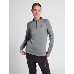 Bluza damska z zamkiem błyskawicznym Hummel hmlGG12 Action. Brązowe bluzy sportowe Hummel, xl, bez wzorów, z włókna, bez kaptura. Za 188.00 zł.