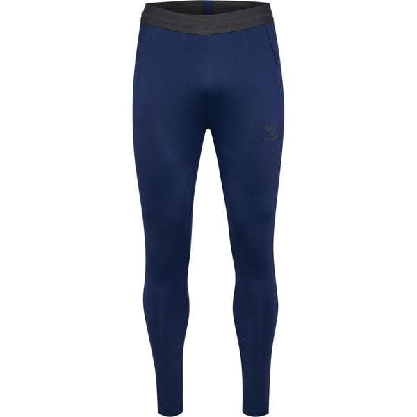 Legginsy Hummel Pro. Niebieskie legginsy Hummel, bez wzorów. Za 218.00 zł.