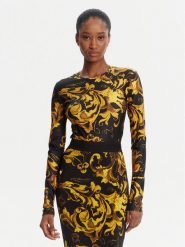 Versace Jeans Couture Body 79HAM221 JS501 Czarny Slim Fit. Czarne body Versace Jeans Couture, bez wzorów, z jeansu. Za 1,019.00 zł.