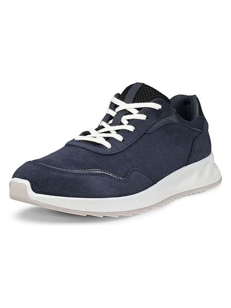 Ecco Skórzane sneakersy "Otm" w kolorze granatowym rozmiar: 39. Niebieskie trampki ecco, bez wzorów, bez zapięcia. Za 204.95 zł.