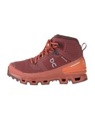 ON RUNNING Botki "Cloudrock 2" w kolorze bordowo-pomarańczowym rozmiar: 37,5. Czerwone botki On Running, bez wzorów, z materiału, bez obcasa, bez zapięcia. Za 523.38 zł.