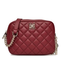 Torebka Nine West. Czerwone listonoszki Nine West, bez wzorów, bez dodatków. Za 199.99 zł.