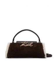 KARL LAGERFELD Torebka B4W30313 Brązowy ciemny. Brązowe torebki klasyczne KARL LAGERFELD, bez wzorów, ze skóry, bez dodatków. Za 1,149.00 zł.