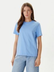 Calvin Klein T-Shirt 20s Classic Logo LV147C857G Niebieski Regular Fit. Niebieskie t-shirty Calvin Klein, l, bez wzorów, z bawełny, bez kołnierzyka, bez ramiączek. Za 169.99 zł.