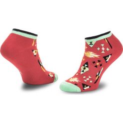 Skarpety Niskie Unisex HAPPY SOCKS - ATINC05-4000 Czerwony. Czerwone skarpety Happy Socks, bez wzorów, z bawełny. Za 39.90 zł.