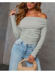 Milan Kiss Koszulka w kolorze szarym rozmiar: XL. Szare bluzki Milan Kiss, xl, bez wzorów, bez kołnierzyka, bez ramiączek. Za 104.99 zł.