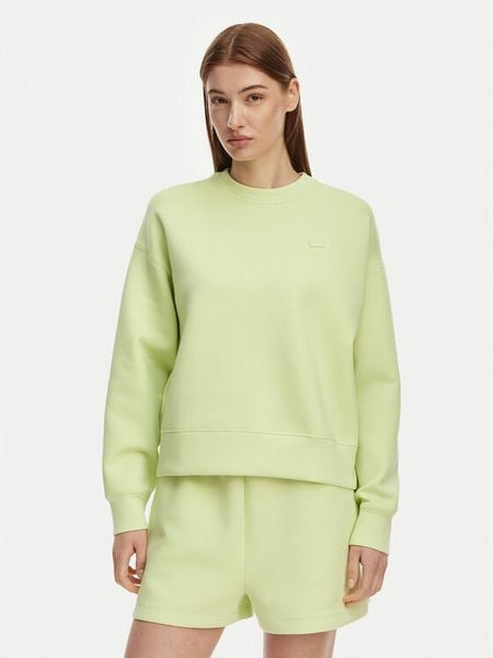 Lacoste Bluza SF0046 Zielony jasny Oversize. Zielone bluzy Lacoste, bez wzorów, z bawełny, bez kaptura. Za 426.99 zł.