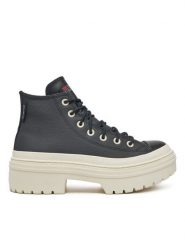Converse Trampki Chuck Taylor All Star Lugged Heel Platform Waterproof A12328C 001 Czarny. Czarne trampki Converse, bez wzorów, z materiału, bez zapięcia. Za 379.99 zł.