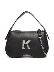 Karl Lagerfeld Jeans Torebka A3W30213 Czarny. Czarne torebki klasyczne Karl Lagerfeld Jeans, bez wzorów, z jeansu, bez dodatków. Za 779.99 zł.