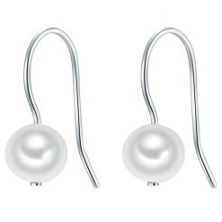 Valero Pearls Kolczyki wiszące srebrne srebro wysokiej próby Perła hodowlana słodkowodna srebrny 1 ct Damski. Szare kolczyki Valero Pearls, z perłą, srebrne. Za 238.99 zł.