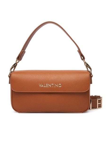 Valentino Torebka Alexia VBS5A804 Brązowy. Brązowe torebki klasyczne Valentino, bez wzorów, ze skóry, bez dodatków. Za 323.99 zł.