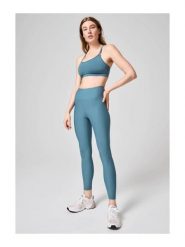 Legginsy Damskie Fitness Casall Z Wysokim Stanem. Niebieskie legginsy Casall, l, bez wzorów, z materiału, z podwyższonym stanem, długie. Za 339.99 zł.