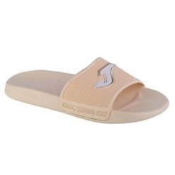 Klapki damskie Joma Island 2325. Brązowe klapki Joma, bez wzorów, z materiału, bez obcasa. Za 49.99 zł.