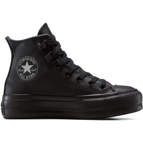 Buty sportowe Converse Chuck Taylor All Star Lift. Czarne obuwie sportowe Converse, ze skóry, bez zapięcia, na fitness i siłownię. Za 690.00 zł.