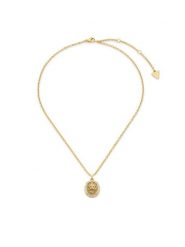 Guess Naszyjnik JUBN06 189JW Złoty. Żółte naszyjniki Guess, metalowe. Za 294.99 zł.