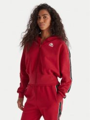 Kappa Bluza Banda Clarise 32261BW Czerwony Regular Fit. Czerwone bluzy sportowe Kappa, l, bez wzorów, z syntetyku, bez kaptura. Za 269.99 zł.