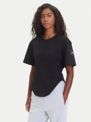 Adidas by Stella McCartney T-Shirt IN3656 Czarny Regular Fit. Czarne t-shirty adidas by Stella McCartney, xs, bez wzorów, z bawełny, bez kołnierzyka, bez ramiączek. Za 349.99 zł.