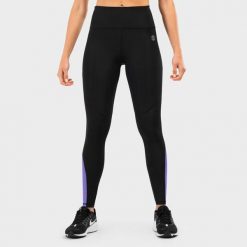 Kobieta Fitness Legginsy sportowe ze średnim stanem S-Power SIROKO Czarny. Czarne legginsy SIROKO, s, bez wzorów. Za 130.65 zł.
