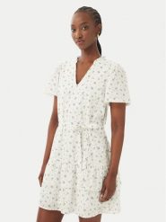 Vero Moda Sukienka codzienna Trine 10342726 Biały Regular Fit. Białe sukienki Vero Moda, na co dzień, l, bez wzorów, z bawełny, bez kołnierzyka, bez ramiączek, proste. Za 179.99 zł.