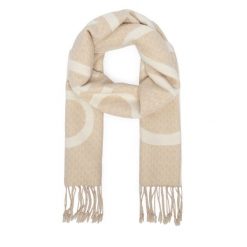 Szalik Calvin Klein. Brązowe szaliki Calvin Klein, bez wzorów. Za 369.99 zł.