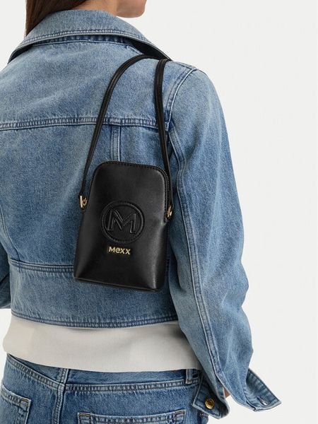 MEXX Torebka CEO-MEXX-L-008-10 Czarny. Czarne listonoszki Mexx, bez wzorów, ze skóry, bez dodatków. Za 119.99 zł.