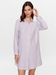 Lauren Ralph Lauren Koszula nocna ILN32271 Fioletowy Regular Fit. Fioletowe koszule nocne Lauren Ralph Lauren, xs, bez wzorów, z wiskozy, bez ramiączek. Za 419.99 zł.