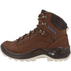 Buty trekkingowe damskie Lowa Renegade Gtx Mid WS. Brązowe trekkingi Lowa, z gumy, za kostkę. Za 1,015.00 zł.