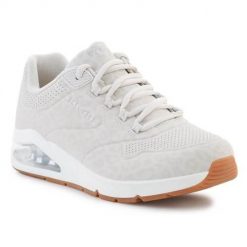 Buty do chodzenia damskie Skechers 155642OFWT. Szare obuwie sportowe Skechers, z materiału, bez zapięcia, trekkingowe. Za 473.00 zł.