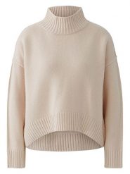 Oui Sweter w kolorze kremowym rozmiar: 40. Brązowe swetry Oui, bez wzorów, bez ramiączek. Za 404.99 zł.