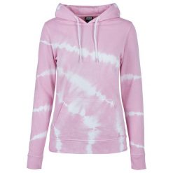 Bluza damska Urban Classics tie dye. Czerwone bluzy Urban Classics, na lato, bez wzorów, bez kaptura. Za 244.50 zł.