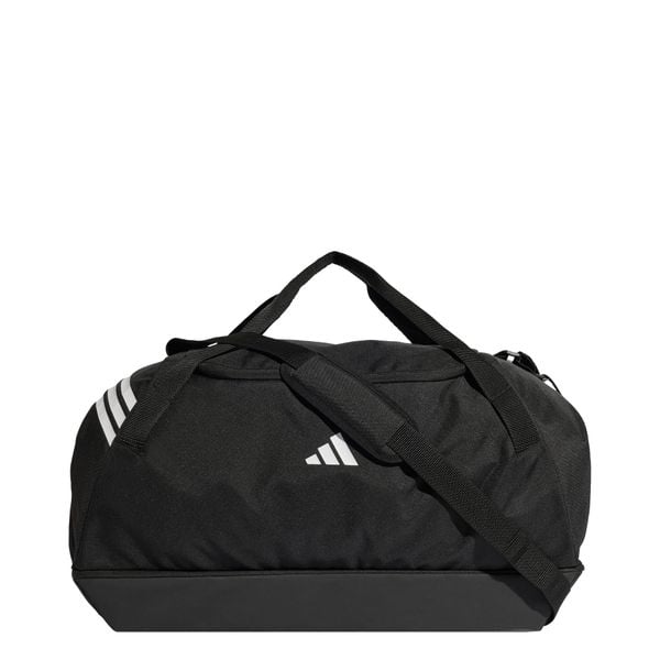 DUŻA TORBA TIRO DUFFEL Z KOMORĄ DOLNĄ. Białe torby na ramię Adidas, bez wzorów, z materiału, na ramię, duże, bez dodatków. Za 219.00 zł.