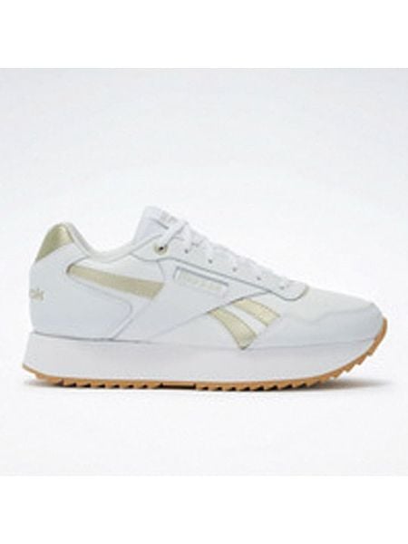Reebok Sneakersy "Glide Ripple Double" w kolorze białym rozmiar: 38. Białe trampki Reebok, bez wzorów, bez zapięcia. Za 205.93 zł.