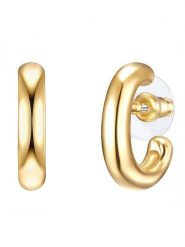 Yokoamii Pozłacane kolczyki-wkrętki rozmiar: onesize. Żółte kolczyki Yokoamii, metalowe. Za 34.99 zł.