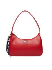 Tommy Jeans Torebka Tjw City Charm Shoulder Bag AW0AW18458 Czerwony. Czerwone torebki klasyczne Tommy Jeans, bez wzorów, z jeansu, bez dodatków. Za 409.99 zł.