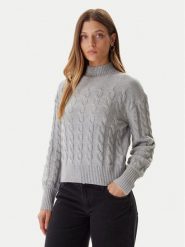 Guess Golf W5BR30 Z1192 Szary Relaxed Fit. Szare golfy Guess, xs, z aplikacjami, z syntetyku, bez ramiączek. Za 479.99 zł.