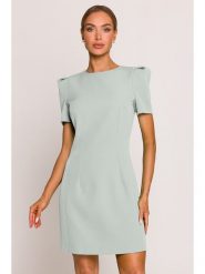 Made of emotion Sukienka w kolorze jasnoszarym rozmiar: L. Szare sukienki Made Of Emotion, l, bez wzorów, bez kołnierzyka, bez ramiączek, mini. Za 209.99 zł.