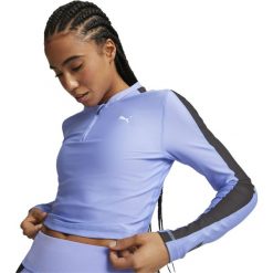 Bluza Puma Fit Eversculpt 14 Zip, Kobiety. Czarne bluzy Puma, bez wzorów, z poliesteru, bez kaptura. Za 290.00 zł.