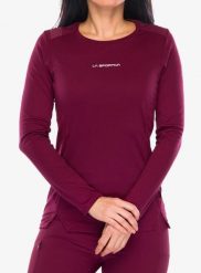 Bluza damska La Sportiva Beyond Longsleeve. Czerwone bluzy La Sportiva, m, bez wzorów, z materiału, bez kaptura. Za 316.79 zł.