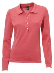 Heine Sweter w kolorze koralowym rozmiar: 50. Czerwone swetry Heine, bez wzorów, z bawełny, bez ramiączek. Za 78.99 zł.