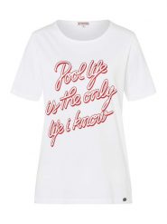 Timezone Koszulka w kolorze białym rozmiar: W26. Białe bluzki Timezone, bez wzorów, z bawełny, bez kołnierzyka, bez ramiączek. Za 39.99 zł.