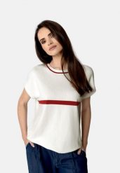 Bluzka z rękawami kimono TM-ONDA. Czarne koszulki sportowe Volcano, bez wzorów, z dzianiny, bez ramiączek. Za 99.99 zł.