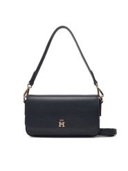 Tommy Hilfiger Torebka Th Icon Conv AW0AW17677 Granatowy. Niebieskie torebki klasyczne TOMMY HILFIGER, bez wzorów, ze skóry, bez dodatków. Za 599.99 zł.